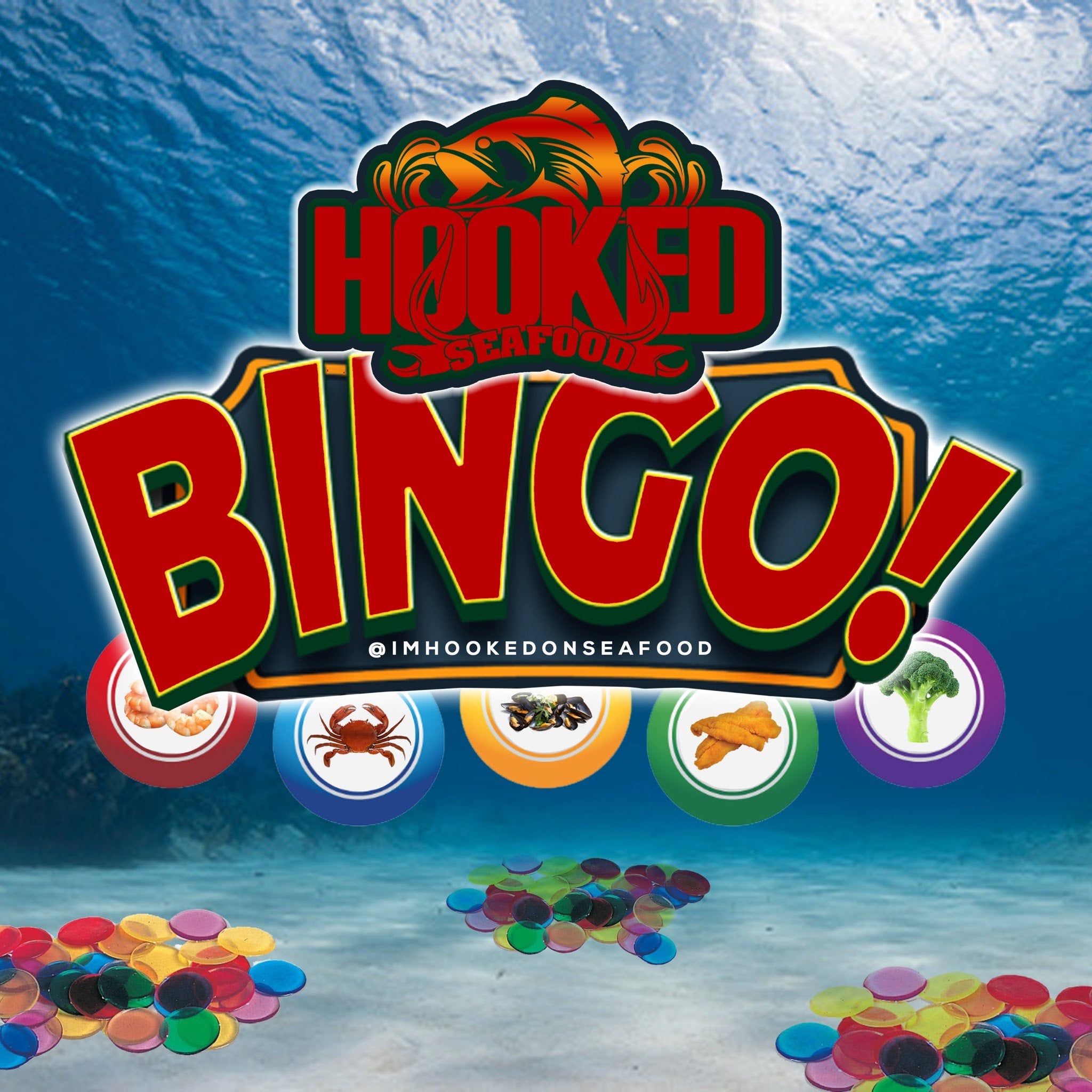 Hooked Seafood Bingo